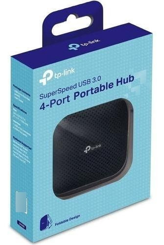 Hub Portatil Tp-link Uh400 Usb A 3.0 De 4 Puertos 5000mbit/s