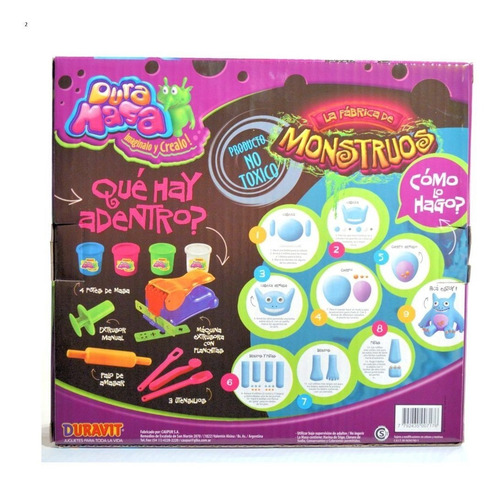 Imagen 4 de 6 de Juego De Masa Duravit Monstruo 717 Con Extrusor Duramasa