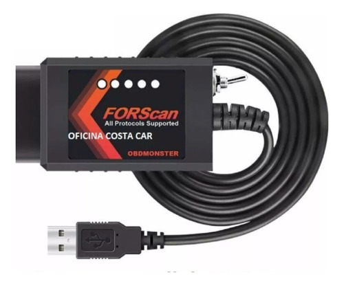 Scanner Automotivo Forscan Elm327 Usb Ford Hs-can Ms-can Obd