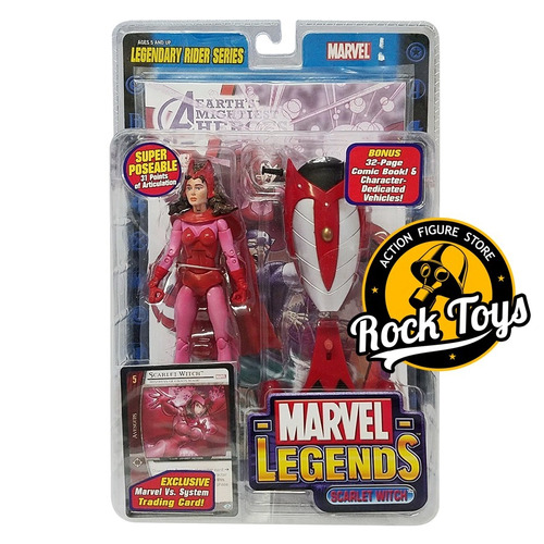 Toybiz Marvel Legends Scarlet Witch Figura 19cms