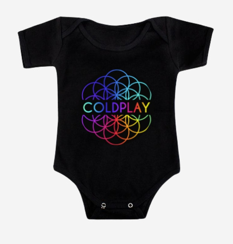 Body Bebé Coldplay Baby Rock Infantil 100% Algodón Pilucho