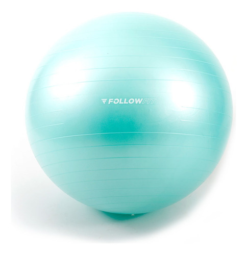 Pelota Pilates 85cm Yoga Entrenamiento Training Famfit. Color Verde Claro
