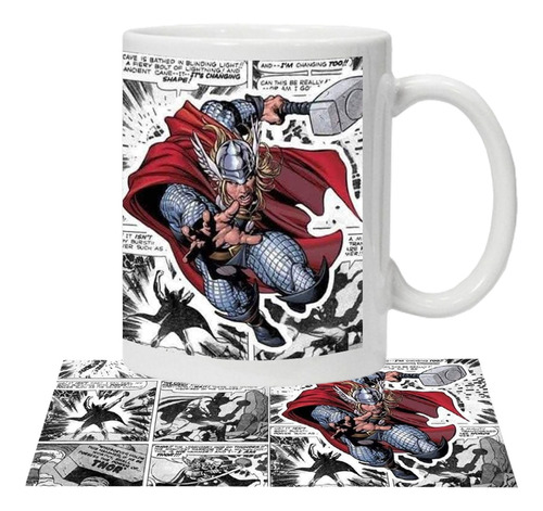 Tazón Thor Avengers Comics Marvel Grafimax