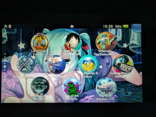 Sony Ps Vita Fat Oled 128 Gb Juegos Psx, Psps, Psvita Negro (Usado)