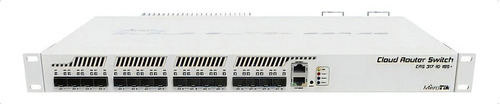 Mikrotik Cloud Router Switch Crs317-1g-16s+rm L6 Cor Branco Voltagem 110v/220v (bivolt