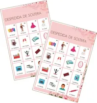 Comprar Lotería Despedida De Soltera Imprimible 100 Tablas