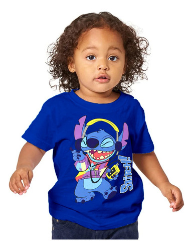 Camiseta Remara De Stitch Bebe / Niño