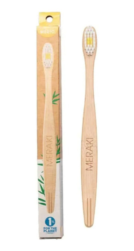 Meraki Cepillo De Dientes Medio De Bamboo Biodegradable
