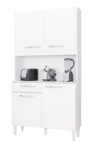 Mueble De Cocina Carine 4 Puertas Blanco