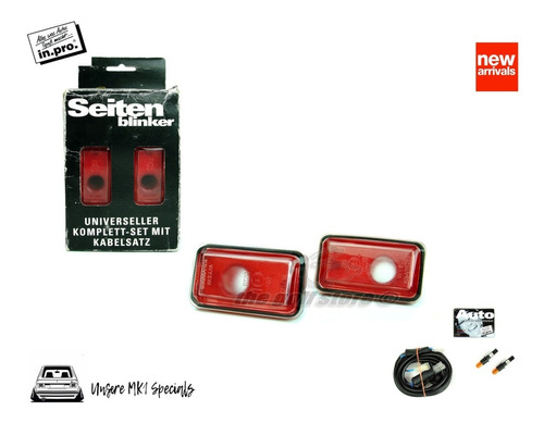 Set Cuartos All Red Inpro Caribe Golf Jetta Atlantic Mk1 Mk2