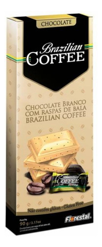 Chocolate Brazilian Coffee Branco 90g - Florestal