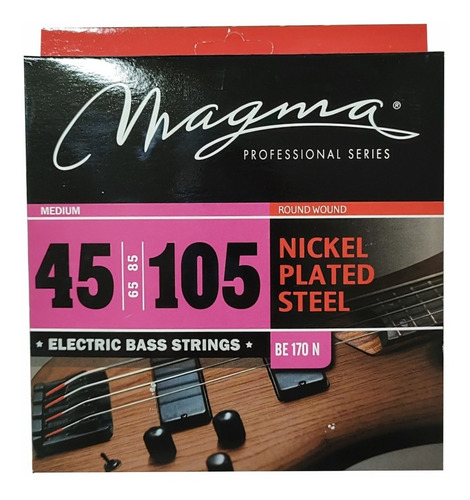 Imagen 1 de 3 de Cuerdas Magma Para Bajo Eléctrico 45 / 105 - Medium
