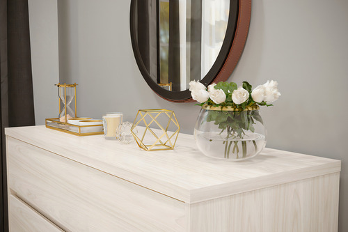 Cômoda Cora - 4 Gavetas Reforçadas - 100% Mdf - Vanilla