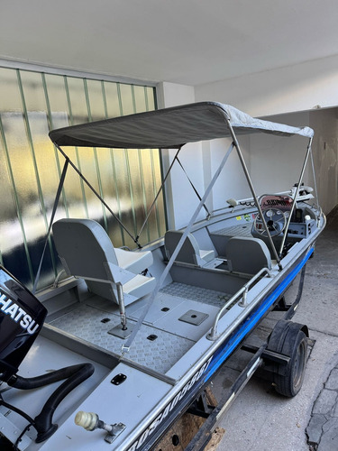 Bote De Aluminio Con Motor Tohatsu 50 Hp Año 2018
