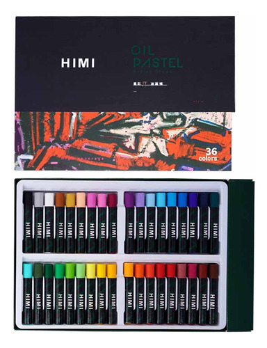 Himi - Miya Lapices De Pasteles Al Oleo, 36 Colores