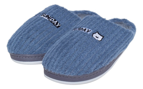 Pantufla Domingo Hombre Azul Topsoc