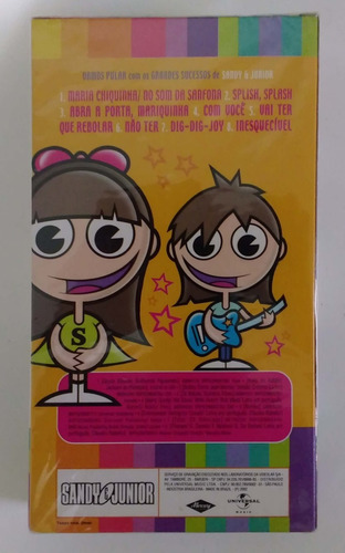Imagem 2 de 4 de Sandy & Junior Vamos Pular Vhs 2002 Universal Lacrado