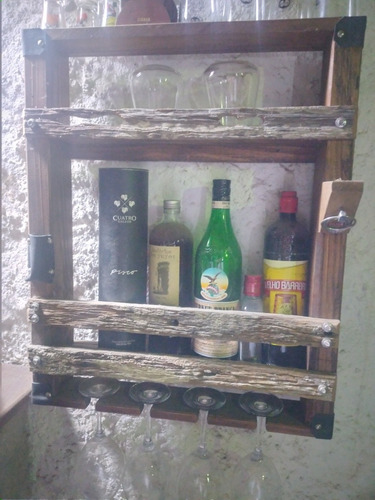 Repisa - Bar De Pared Rústico