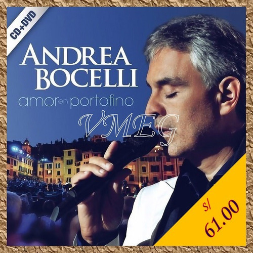 Vmeg Cd+dvd Andrea Bocelli 2013 Amor En Portofino