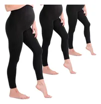 Comprar Pack X3 Calzas Largas Para Embarazadas Futura Mama 