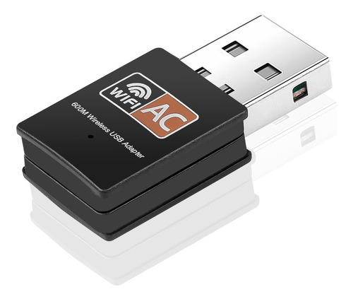Usb Adaptador Wifi Internet 600m Inalámbrico 2.4ghz + 5.8ghz