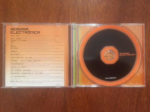 Cd Memoria Electronica Daft Punk Moby Royksopp Air Goldfrapp (Usado)