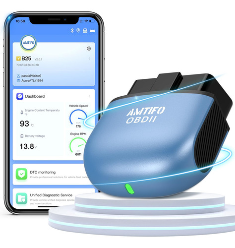 Herramienta Diagnóstico Bluetooth Lector Obd2 Auto-connect I