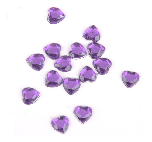3 Paquete De 3-4 Adornos De Corazón Con Diamantes 3 Piezas