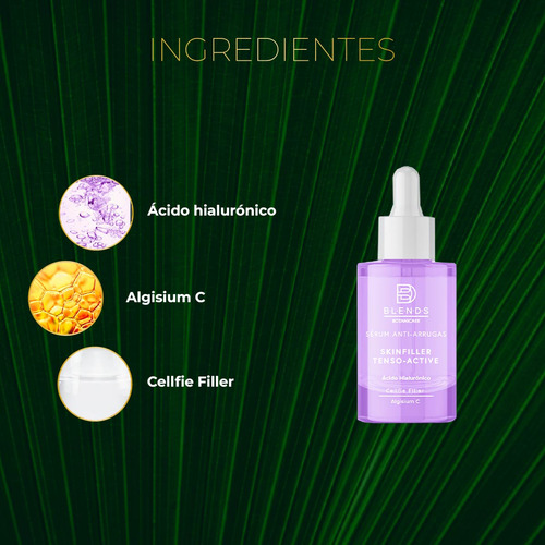 Sérum Facial Skinfiller Blends Botanicare 30ml Tipo de piel Todo tipo de piel