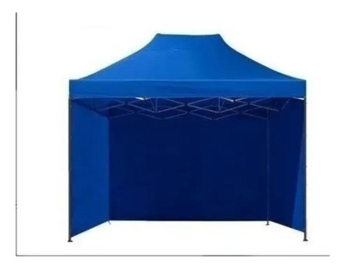 Funda Pared Lateral Para Toldo 3x3 Azul 3 Paredes