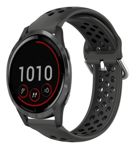 Correa De Reloj De Silicona De 22 Mm Para Garmin Vivoactive4