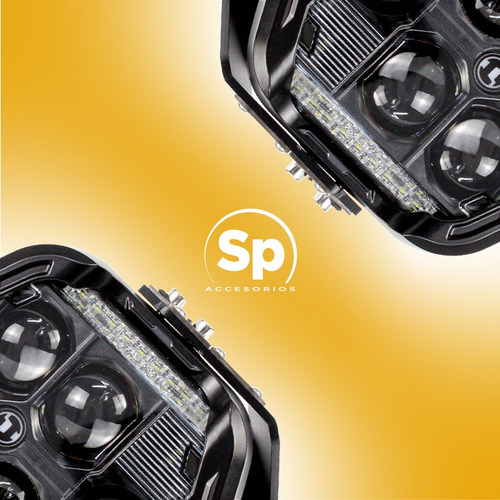 Par De Luces Led Dually Spot Blanco Universal