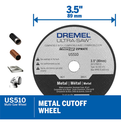 Kit De Discos De Corte Dremel Us700 Ultra-saw De 6 Piezas