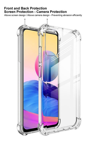 Capa P/ Xiaomi Poco M3 Tela 6.53 Impacto + Pelicula Camera