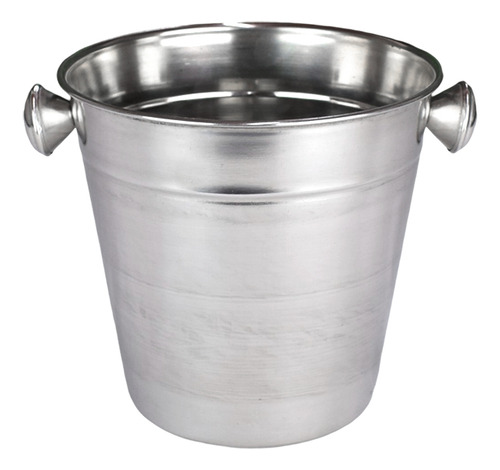 Balde Mini Porta Gelo Inox 970ml Com Alças - Prata