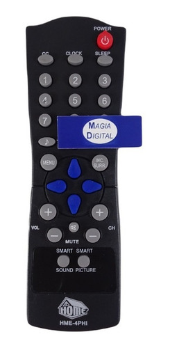 Control Remoto Para Tv Philips Home Hme-4phi