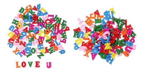 200pcs Juguetes Juegos Decorativos De Con Letras Mezcladas