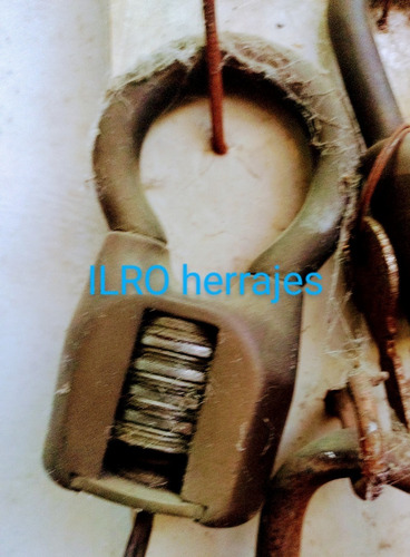Imagen 6 de 6 de Candado Perita Tranquera El Centinela X 6 C Llave Maestra