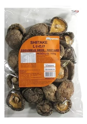 Cogumelo Shitake Desidratado Fujiyama 100g