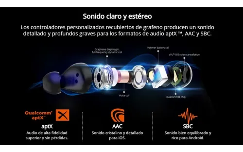 Auriculares in ear gamer inal mbricos Tronsmart Spunky Beat black