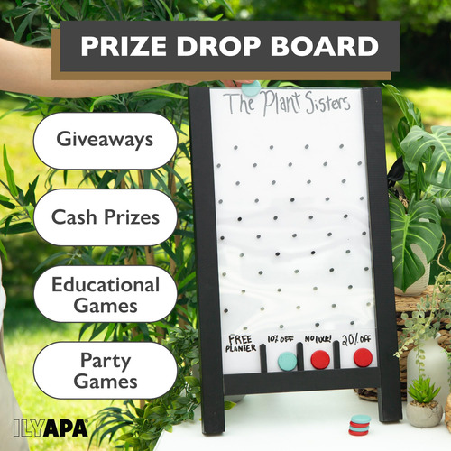 Tablero Ilyapa De Prize Drop Game, Grande Y Portátil, 35 X 6