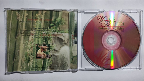 Vicente Fernandez Bohemio De Aficion Cd Sencillo Promo Raro (Usado)