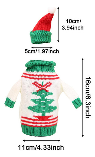 Funda Para Botella De Vino De Navidad Árbol De Navidad