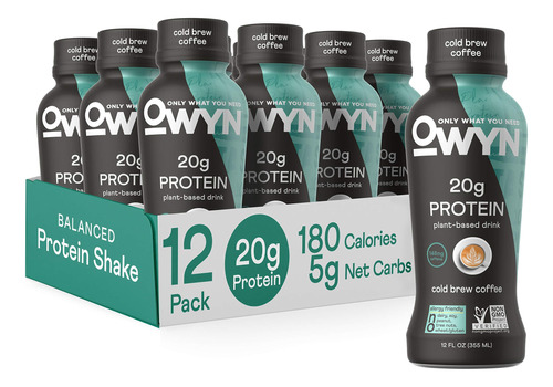Owyn 100% Vegetal Y Vegana Allergen-friendly Protein-shake)
