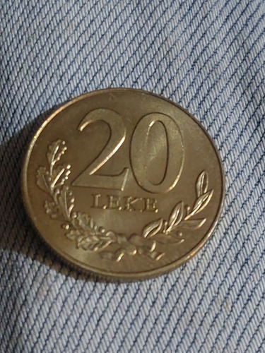 Moneda De Albania 20 Lek Año 2000 Aluminio Bronce Km # 78