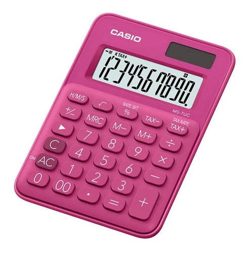Calculadora De Mesa Casio Ms7ucrd 10 Dígitos
