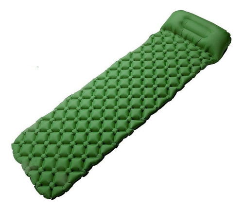 Colchoneta Inflable For Dormir Air Army Ve A Prueba De