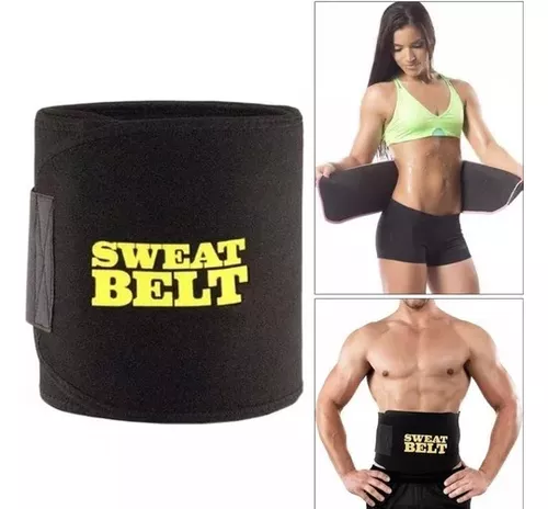 Cinta Faixa Abdominal Sweat Belt Auxiliar Red. Medidas Sweet