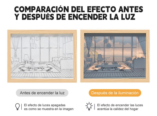 Madera Lámpara Inalambrica De Mesa Luz Noche Luce Sombra 3d
