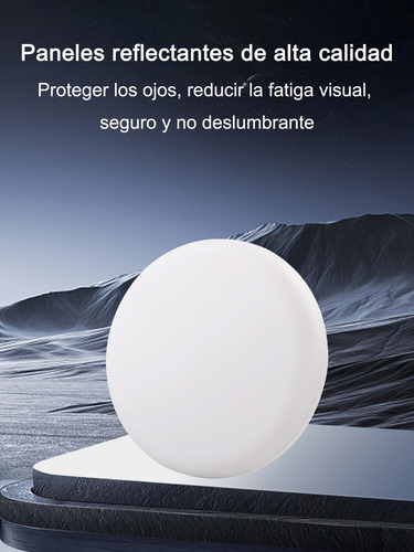 Lampara Sobreponer Led 24w 2400 Lm Luz Cálida Redonda 3000k